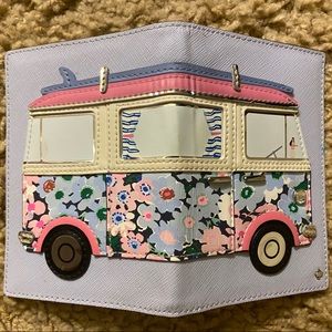 Kate Spade Calif Dreaming surf van passport holder